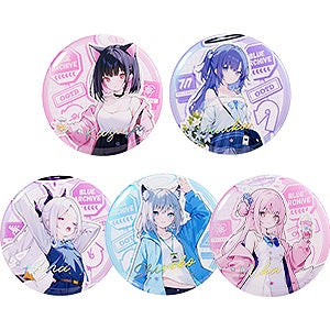 Blue Archive Holiday Saunter Series 75mm Badge (KAZUSA/YUUKA/HINA/SHIROKO/MIKA)