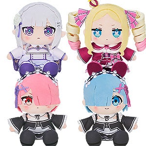 Chocopuni Plushie Emilia/Rem/Ram/Beatrice