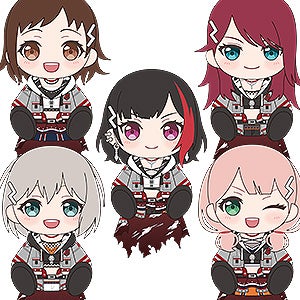 Plushie Afterglow Ran Mitake/Moca Aoba/Himari Uehara/Tomoe Udagawa/Tsugumi Hazawa