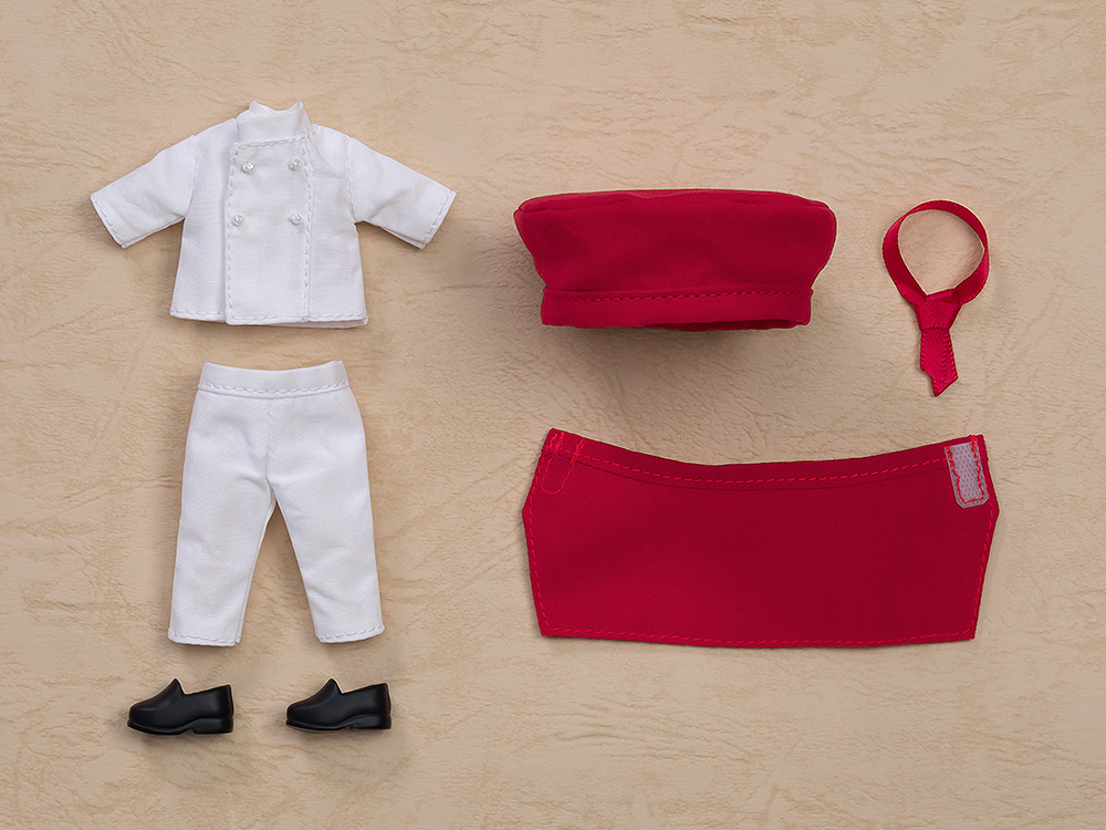 Nendoroid Doll Work Outfit Set: Pastry Chef (Red)