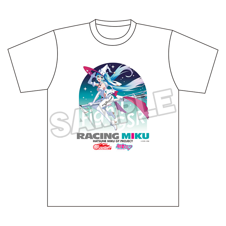 サーキットTシャツ レーシングミク 2024Ver. キービジュアルサイド：【Ｍ】サーキットＴシャツ　 キービジュアルサイド