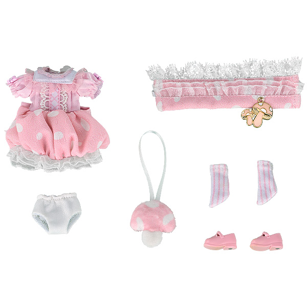 Nendoroid Doll Outfit Set: Mushroom - Girl (Pink)