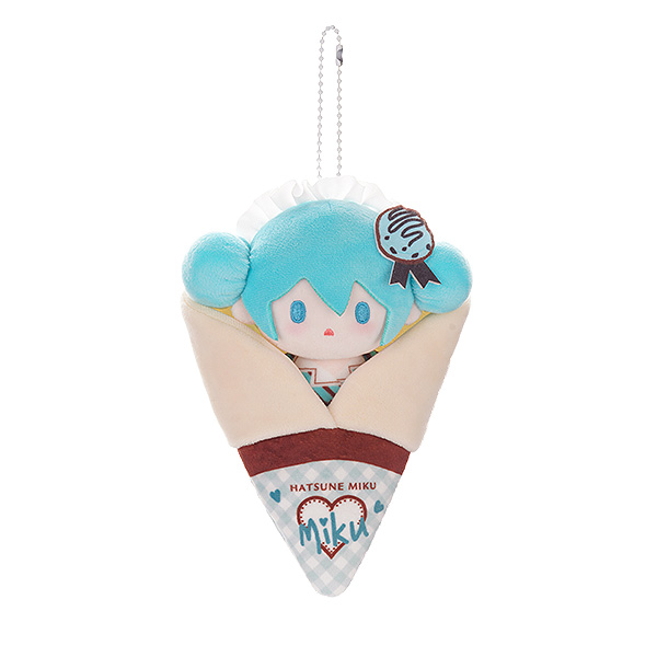 Character Vocal Series 01: Hatsune Miku Crêpe Mascot Keychain A