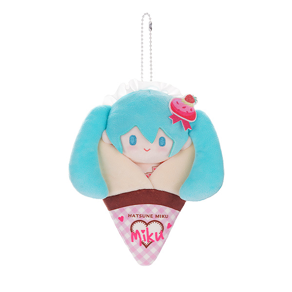 Character Vocal Series 01: Hatsune Miku Crêpe Mascot Keychain B