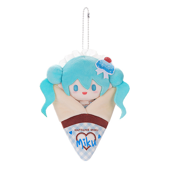 Character Vocal Series 01: Hatsune Miku Crêpe Mascot Keychain C